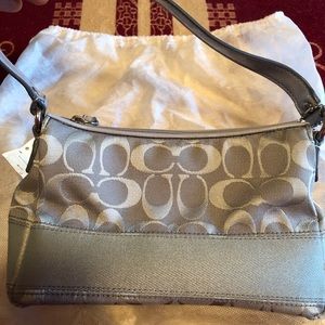 Silver handbag